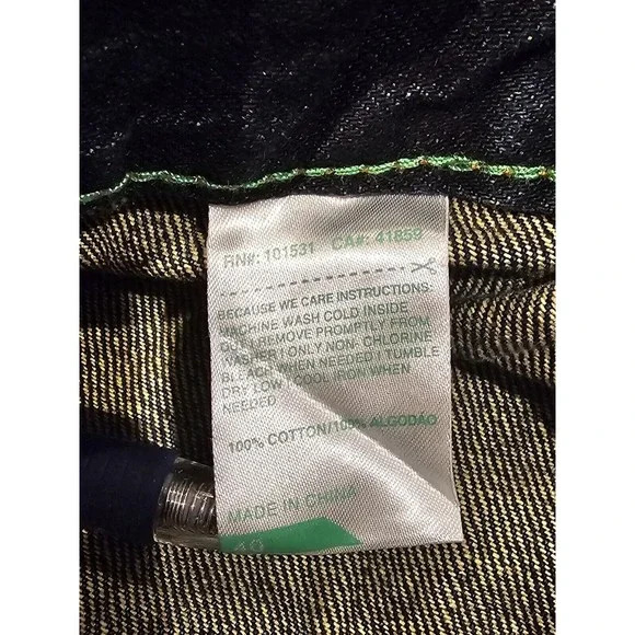 LRG 1947 Denim Jeans True Straight Size 40 Blue Brand New With Tags